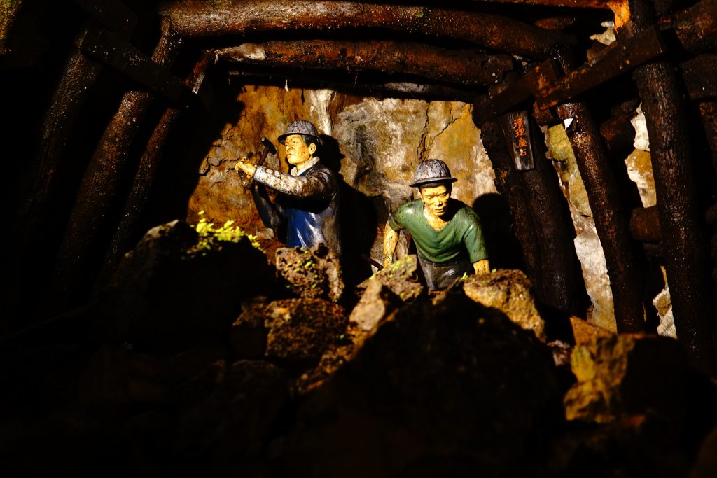 九份金瓜石黃金博物館礦坑