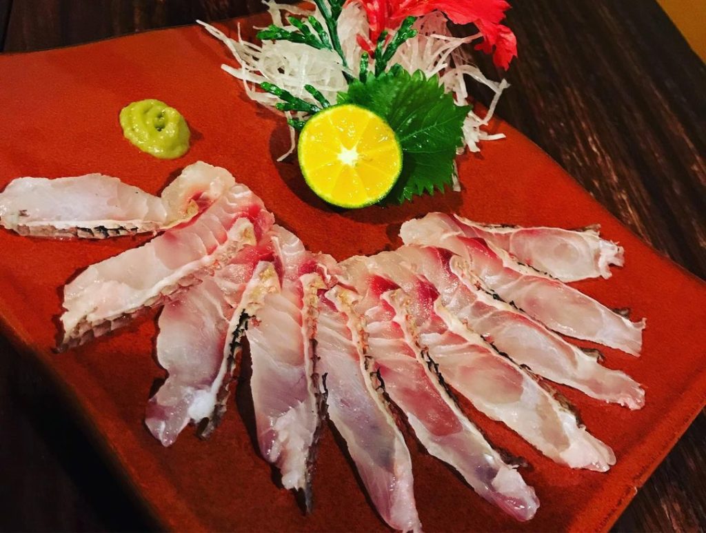長濱夜月（酒食）無菜單料理菜色鯛魚生魚刺身